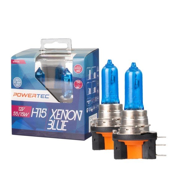 ΛΑΜΠΕΣ H15 55/15W 12V POWERTEC XENON BLUE mTECH - 2 Τεμ.-M-Tech-PTZXBH15-DUO/MT ΛΑΜΠΕΣ H15 55/15W 12V POWERTEC XENON BLUE mTECH - 2 Τεμ.-M-Tech-PTZXBH15-DUO/MT