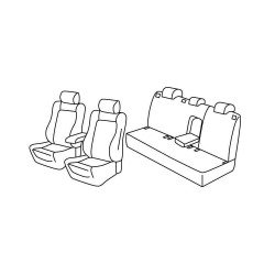 Lampa - Καλύμματα Καθισμάτων Superior για Volkswagen Golf Mk6 11/2008-10/2012 3/5πορτο Hatchback - 1 σετ (L.QF37057F)-Lampa-L.QF37057F