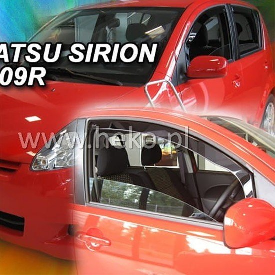 ΑΝΕΜΟΘΡΑΥΣΤΕΣ ΓΙΑ DAIHATSU SIRION 5D 2005-2010 ΖΕΥΓΑΡΙ ΑΠΟ ΕΥΚΑΜΠΤΟ ΦΙΜΕ ΠΛΑΣΤΙΚΟ HEKO - 2 ΤΕΜ.-Heko-ΑΝΕΜ.13216
