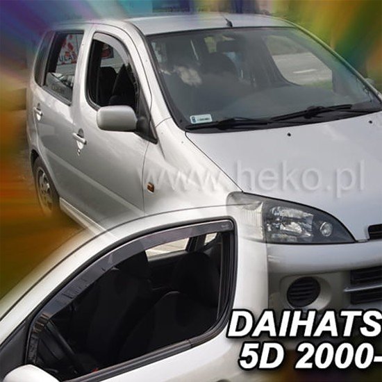 ΑΝΕΜΟΘΡΑΥΣΤΕΣ ΓΙΑ DAIHATSU YRV 5D 2000-2005 ΖΕΥΓΑΡΙ ΑΠΟ ΕΥΚΑΜΠΤΟ ΦΙΜΕ ΠΛΑΣΤΙΚΟ HEKO - 2 ΤΕΜ.-Heko-ΑΝΕΜ.13220
