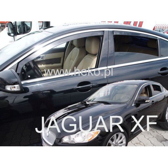 ΑΝΕΜΟΘΡΑΥΣΤΕΣ ΓΙΑ JAGUAR XF X250 4D 2007-2015 --Heko-ΑΝΕΜ.SET18305