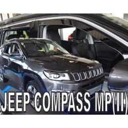 ΑΝΕΜΟΘΡΑΥΣΤΕΣ ΓΙΑ JEEP COMPASS MP 5D 2017+ ΣΕΤ ΑΥΤΟΚΙΝΗΤΟΥ ΑΠΟ ΕΥΚΑΜΠΤΟ ΦΙΜΕ ΠΛΑΣΤΙΚΟ HEKO - 4 ΤΕΜ.-Heko-ΑΝΕΜ.SET19131