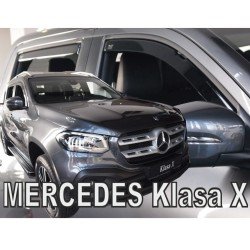ΑΝΕΜΟΘΡΑΥΣΤΕΣ ΓΙΑ MERCEDES X-KLAS W470 4D 2017+ ΣΕΤ ΑΥΤΟΚΙΝΗΤΟΥ ΑΠΟ ΕΥΚΑΜΠΤΟ ΦΙΜΕ ΠΛΑΣΤΙΚΟ HEKO - 4 ΤΕΜ.-Heko-ΑΝΕΜ.SET23611