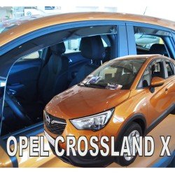 ΑΝΕΜΟΘΡΑΥΣΤΕΣ ΓΙΑ OPEL CROSSLAND X 5D 2017+ ΣΕΤ ΑΥΤΟΚΙΝΗΤΟΥ ΑΠΟ ΕΥΚΑΜΠΤΟ ΦΙΜΕ ΠΛΑΣΤΙΚΟ HEKO - 4 ΤΕΜ.-Heko-ΑΝΕΜ.SET25395