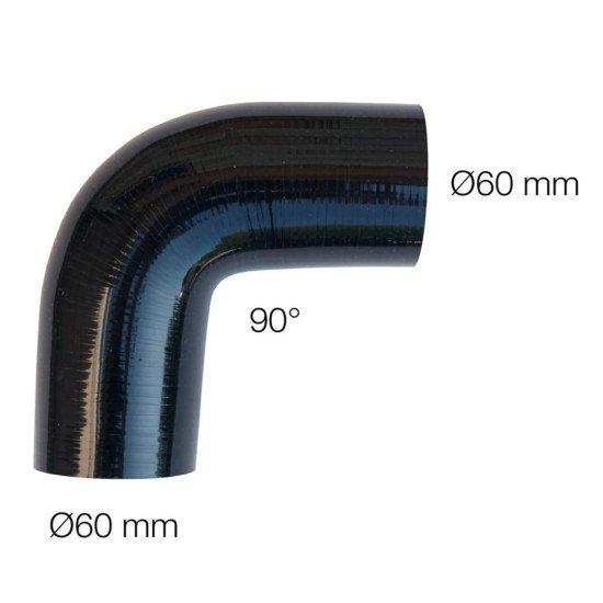 ΓΩΝΙΑ ΣΙΛΙΚΟΝΗΣ ΜΑΥΡΗ Φ60 90 ΜΟΙΡΕΣ-Simoni Racing-SR9012 ΓΩΝΙΑ ΣΙΛΙΚΟΝΗΣ ΜΑΥΡΗ Φ60 90 ΜΟΙΡΕΣ-Simoni Racing-SR9012