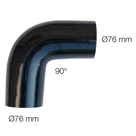 ΓΩΝΙΑ ΣΙΛΙΚΟΝΗΣ ΜΑΥΡΗ Φ76 90 ΜΟΙΡΕΣ-Simoni Racing-SR9016 ΓΩΝΙΑ ΣΙΛΙΚΟΝΗΣ ΜΑΥΡΗ Φ76 90 ΜΟΙΡΕΣ-Simoni Racing-SR9016