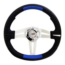 ΤΙΜΟΝΙ APOGEE - ΜΑΥΡΟ/ΜΠΛΕ ΛΕΙΟ ΔΕΡΜΑ 350mm-Simoni Racing-SRAPG350/PA ΤΙΜΟΝΙ APOGEE - ΜΑΥΡΟ/ΜΠΛΕ ΛΕΙΟ ΔΕΡΜΑ 350mm-Simoni Racing-SRAPG350/PA