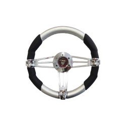 ΤΙΜΟΝΙ ARCADIA - ΑΣΗΜΙ INOX ΔΕΡΜΑ-Simoni Racing-SRAR350/I ΤΙΜΟΝΙ ARCADIA - ΑΣΗΜΙ INOX ΔΕΡΜΑ-Simoni Racing-SRAR350/I