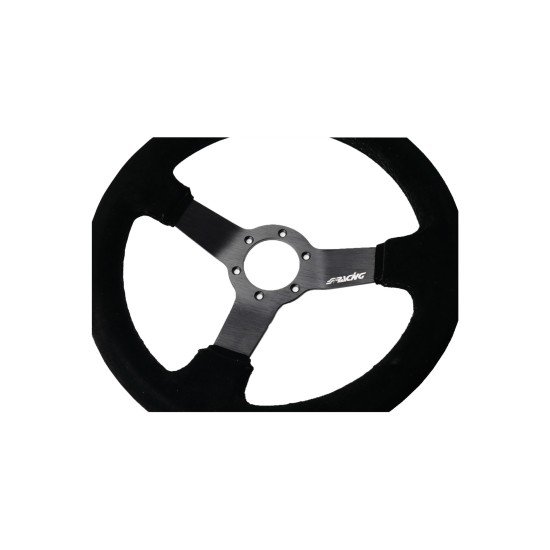 ΤΙΜΟΝΙ ΤΡΙΑΚΤΙΝΟ 320 mm/ΠΑΧΟΣ 104 mm/BΑΘΟΣ 47 mm ΜΑΥΡΟ ΣΟΥΕΤ ΜΕ ΚΙΤΡΙΝΗ ΡΙΓΑ SIMONI RACING - 1 TEM.-Simoni Racing-CAR/320C ΤΙΜΟΝΙ ΤΡΙΑΚΤΙΝΟ 320 mm/ΠΑΧΟΣ 104 mm/BΑΘΟΣ 47 mm ΜΑΥΡΟ ΣΟΥΕΤ ΜΕ ΚΙΤΡΙΝΗ ΡΙΓΑ SIMONI RACING - 1 TEM.-Simoni Racing-CAR/320C