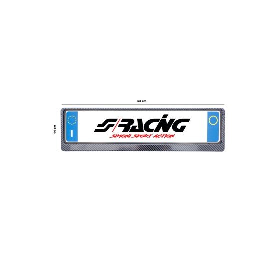 ΠΛΑΙΣΙΟ ΠΙΝΑΚΙΔΑΣ CARBON LOOK 53 x 14 cm - 1 ΤΕΜ-Simoni Racing-SRPTX/CL ΠΛΑΙΣΙΟ ΠΙΝΑΚΙΔΑΣ CARBON LOOK 53 x 14 cm - 1 ΤΕΜ-Simoni Racing-SRPTX/CL