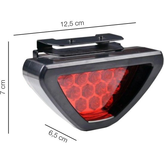 ΤΡΙΤΟ STOP LED ΚΟΚΚΙΝΟ UNIVERSAL-Simoni Racing-SRSTOP ΤΡΙΤΟ STOP LED ΚΟΚΚΙΝΟ UNIVERSAL-Simoni Racing-SRSTOP