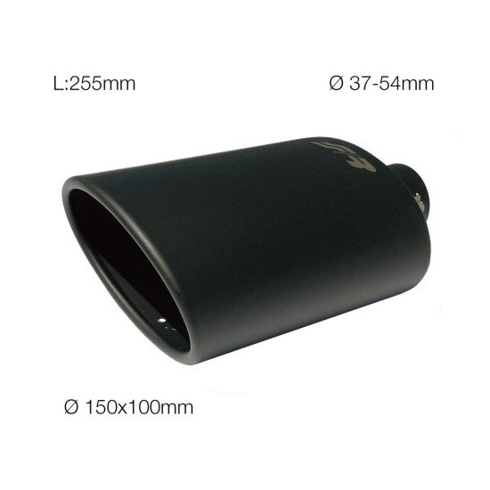 ΑΚΡΟ (ΜΠΟΥΚΑ) ΕΞΑΤΜΙΣΗΣ ΜΑΥΡΟ ΜΑΤ Φ37-54 mm (ΜΗΚΟΣ 255 mm/ΔΙΑΜΕΤΡΟΣ ΕΞΩΤΕΡΙΚΗ 150x100mm) SIMONI RACING  - 1 τεμ.-Simoni Racing-SRTRX/33N ΑΚΡΟ (ΜΠΟΥΚΑ) ΕΞΑΤΜΙΣΗΣ ΜΑΥΡΟ ΜΑΤ Φ37-54 mm (ΜΗΚΟΣ 255 mm/ΔΙΑΜΕΤΡΟΣ ΕΞΩΤΕΡΙΚΗ 150x100mm) SIMONI RACING  - 1 τεμ.-Simoni Racing-SRTRX/33N