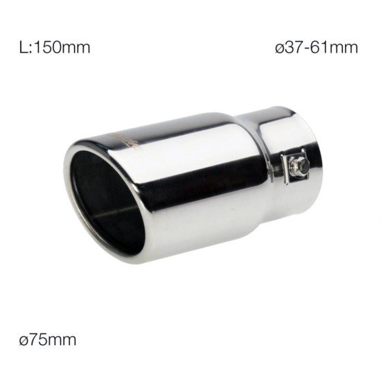 ΜΠΟΥΚΑ ΣΤΡΟΓΓΥΛΗ ΓΙΑ ΕΞΑΤΜΙΣΗ 37-61 mm (ΜΗΚΟΣ 150 mm/ΔΙΑΜΕΤΡΟΣ ΕΞΩΤΕΡΙΚΗ 75 mm)-Simoni Racing-SRTRX/02 ΜΠΟΥΚΑ ΣΤΡΟΓΓΥΛΗ ΓΙΑ ΕΞΑΤΜΙΣΗ 37-61 mm (ΜΗΚΟΣ 150 mm/ΔΙΑΜΕΤΡΟΣ ΕΞΩΤΕΡΙΚΗ 75 mm)-Simoni Racing-SRTRX/02