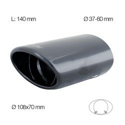 ΜΠΟΥΚΑ TRX10N ΜΑΥΡΗ 140mm ΔΙΑΜΕΤΡΟΥ 37-60mm-Simoni Racing-SRTRX/10N ΜΠΟΥΚΑ TRX10N ΜΑΥΡΗ 140mm ΔΙΑΜΕΤΡΟΥ 37-60mm-Simoni Racing-SRTRX/10N