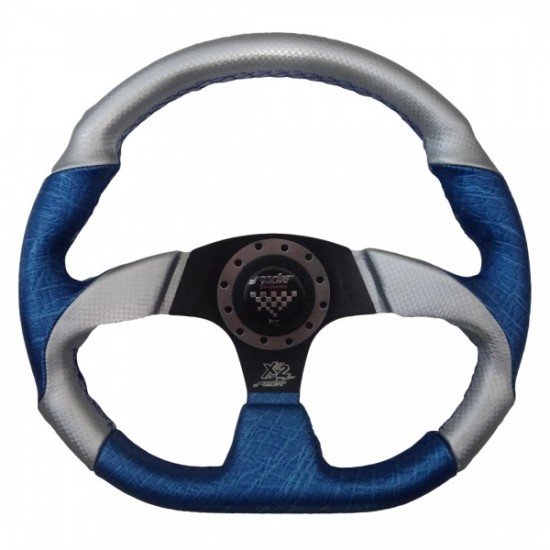 ΤΙΜΟΝΙ ΔΕΡΜΑ Χ2 ΜΠΛΕ-ΑΣΗΜΙ-Simoni Racing-SRX2350ILB ΤΙΜΟΝΙ ΔΕΡΜΑ Χ2 ΜΠΛΕ-ΑΣΗΜΙ-Simoni Racing-SRX2350ILB