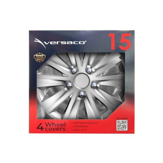 ΤΑΣΙΑ 15" RAPIDE SILVER - ΣΕΤ 4ΤΕΜ ΣΕ ΚΟΥΤΙ-Amio-1188/AM ΤΑΣΙΑ 15" RAPIDE SILVER - ΣΕΤ 4ΤΕΜ ΣΕ ΚΟΥΤΙ-Amio-1188/AM