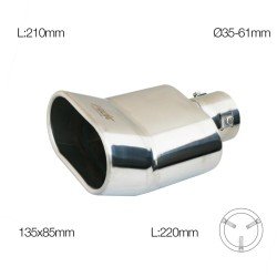 ΑΚΡΟ/ΜΠΟΥΚΑ ΕΞΑΤΜΙΣΗΣ ΧΡΩΜΙΟΥ 35-61mm (ΜΗΚΟΣ 210mm - ΔΙΑΜΕΤΡΟΣ ΕΞΩΤΕΡΙΚΗ 135x85mm) SIMONI RACING - 1 TEM-Simoni Racing-SRTRX/100 ΑΚΡΟ/ΜΠΟΥΚΑ ΕΞΑΤΜΙΣΗΣ ΧΡΩΜΙΟΥ 35-61mm (ΜΗΚΟΣ 210mm - ΔΙΑΜΕΤΡΟΣ ΕΞΩΤΕΡΙΚΗ 135x85mm) SIMONI RACING - 1 TEM-Simoni Racing-SRTRX/100