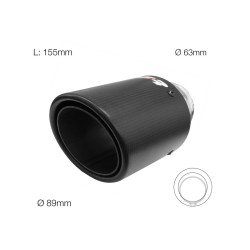 ΑΚΡΟ ΕΞΑΤΜΙΣΗΣ TRX95C REAL CARBON 63-89mm ΜΗΚΟΣ 155mm-Simoni Racing-SRTRX/95C ΑΚΡΟ ΕΞΑΤΜΙΣΗΣ TRX95C REAL CARBON 63-89mm ΜΗΚΟΣ 155mm-Simoni Racing-SRTRX/95C