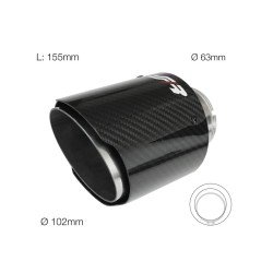 ΑΚΡΟ ΕΞΑΤΜΙΣΗΣ TRX96C REAL CARBON 63-102mm ΜΗΚΟΣ 155mm-Simoni Racing-SRTRX/96C ΑΚΡΟ ΕΞΑΤΜΙΣΗΣ TRX96C REAL CARBON 63-102mm ΜΗΚΟΣ 155mm-Simoni Racing-SRTRX/96C