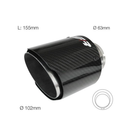 ΑΚΡΟ ΕΞΑΤΜΙΣΗΣ TRX96C REAL CARBON 63-102mm ΜΗΚΟΣ 155mm-Simoni Racing-SRTRX/96C ΑΚΡΟ ΕΞΑΤΜΙΣΗΣ TRX96C REAL CARBON 63-102mm ΜΗΚΟΣ 155mm-Simoni Racing-SRTRX/96C