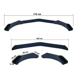 ΔΙΑΚΟΣΜΗΤΙΚΟ SPOILER ΠΡΟΦΥΛΑΚΤΗΡΑ LIP SPLITTER ΜΑΥΡΟ LOOK 3ΤΕΜ.-Simoni Racing-SRUB ΔΙΑΚΟΣΜΗΤΙΚΟ SPOILER ΠΡΟΦΥΛΑΚΤΗΡΑ LIP SPLITTER ΜΑΥΡΟ LOOK 3ΤΕΜ.-Simoni Racing-SRUB