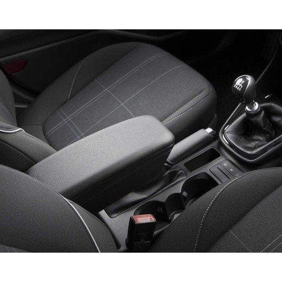 Ολοκληρωμένος Τεμπέλης Καθίσματος ARMSTER 3 SEAT MOUNTED για Ford Transit Connect LHD 2018+ από Πλαστικό και Vegan Δέρμα σε Μαύρο Χρώμα RATI - 1 τεμ.-Rati-V01085/RT