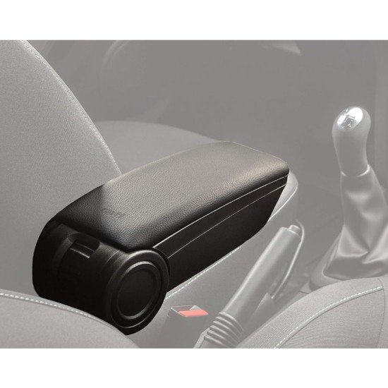 Ολοκληρωμένος Τεμπέλης Καθίσματος ARMSTER 3 SEAT MOUNTED για Ford Transit Connect LHD 2018+ από Πλαστικό και Vegan Δέρμα σε Μαύρο Χρώμα RATI - 1 τεμ.-Rati-V01085/RT
