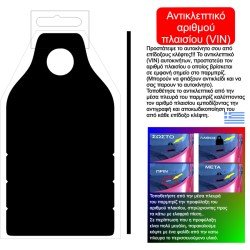 ΑΝΤΙΚΛΕΠΤΙΚΟ ΑΡΙΘΜΟΥ ΠΛΑΙΣΙΟΥ (VIN)-Americat-VIN001 ΑΝΤΙΚΛΕΠΤΙΚΟ ΑΡΙΘΜΟΥ ΠΛΑΙΣΙΟΥ (VIN)-Americat-VIN001