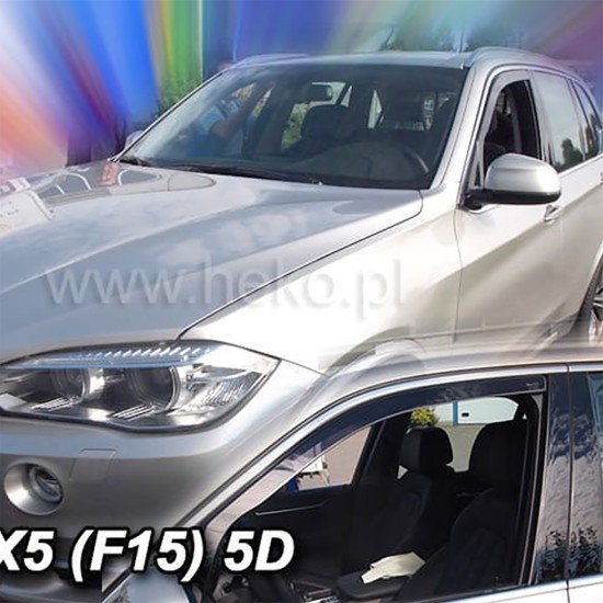 ΑΝΕΜΟΘΡΑΥΣΤΕΣ ΓΙΑ BMW X5 F15 5D 2013-2018 ΖΕΥΓΑΡΙ ΑΠΟ ΕΥΚΑΜΠΤΟ ΦΙΜΕ ΠΛΑΣΤΙΚΟ HEKO - 2 ΤΕΜ.-Heko-ΑΝΕΜ.11155