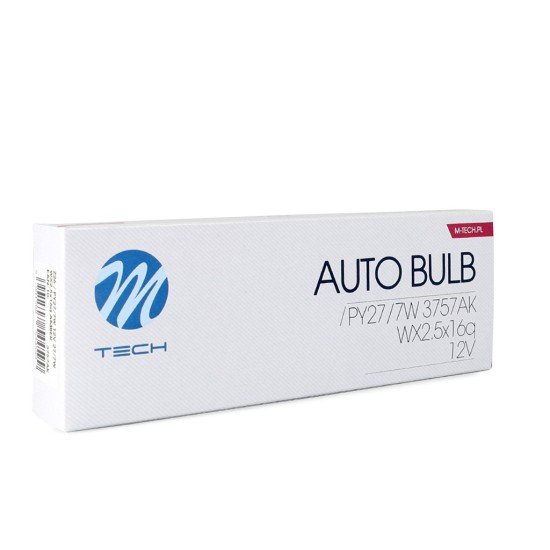 PY27/7W 12V WX2,5x16q ΠΟΡΤΟΚΑΛΙ ΑΛΟΓΟΝΟΥ ΚΟΥΤΙ M-TECH -10 ΤΕΜ.-M-Tech-Z26/MT