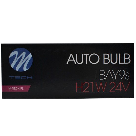H21W 24V 21W BAY9s (ΜΙΝΙΟΝ) STANDARD ΑΛΟΓΟΝΟΥ ΚΟΥΤΙ 10ΤΕΜ.-M-Tech-Z967/MT