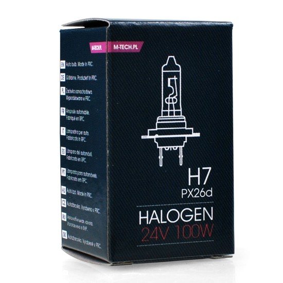 H7 24V 100W PX26d STANDARD ΑΛΟΓΟΝΟΥ ΚΟΥΤΙ 1ΤΕΜ. M-TECH-M-Tech-Z979/MT
