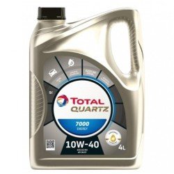 Total Quartz 7000 Ημισυνθετικό Λάδι Αυτοκινήτου 10W-40 4lt