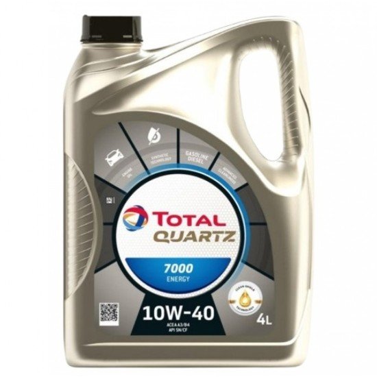Total Quartz 7000 Ημισυνθετικό Λάδι Αυτοκινήτου 10W-40 4lt