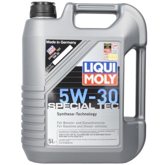 LIQUI MOLY Special Tec Λάδι κινητήρα
5W-30, 5l, Συνθετικό λάδι LIQUI MOLY Special Tec Λάδι κινητήρα
5W-30, 5l, Συνθετικό λάδι