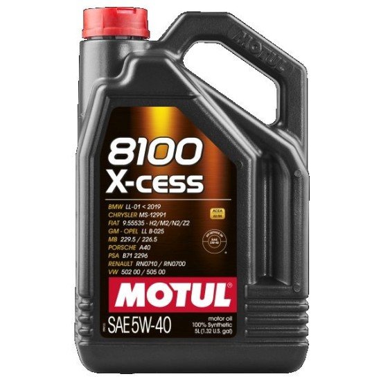 MOTUL 8100, X-CESS Λάδι κινητήρα
5W-40, 5l
