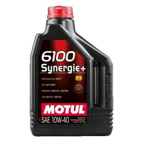 MOTUL 6100, SYNERGIE+ Λάδι κινητήρα
10W-40, 2l, εν μέρει συνθετικό λάδι MOTUL 6100, SYNERGIE+ Λάδι κινητήρα
10W-40, 2l, εν μέρει συνθετικό λάδι