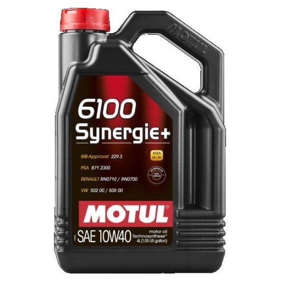 MOTUL SYNERGIE+ Λάδι κινητήρα
10W-40, 4l, εν μέρει συνθετικό λάδι MOTUL SYNERGIE+ Λάδι κινητήρα
10W-40, 4l, εν μέρει συνθετικό λάδι