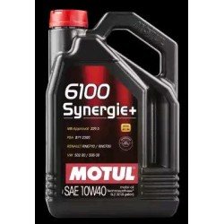 MOTUL 6100, SYNERGIE+ Λάδι κινητήρα
10W-40, 5l, εν μέρει συνθετικό λάδι MOTUL 6100, SYNERGIE+ Λάδι κινητήρα
10W-40, 5l, εν μέρει συνθετικό λάδι
