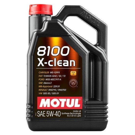 MOTUL 8100, X-clean Λάδι κινητήρα
5W-40, 5l