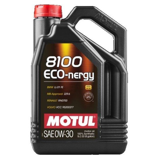 MOTUL 8100, ECO-NERGY Λάδι κινητήρα
0W-30, 5l MOTUL 8100, ECO-NERGY Λάδι κινητήρα
0W-30, 5l