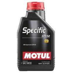 MOTUL SPECIFIC, 229.52 Λάδι κινητήρα
5W-30, 1l, Συνθετικό λάδι MOTUL SPECIFIC, 229.52 Λάδι κινητήρα
5W-30, 1l, Συνθετικό λάδι