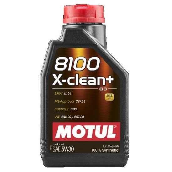 MOTUL 8100, X-CLEAN+ Λάδι κινητήρα
5W-30, 1l MOTUL 8100, X-CLEAN+ Λάδι κινητήρα
5W-30, 1l