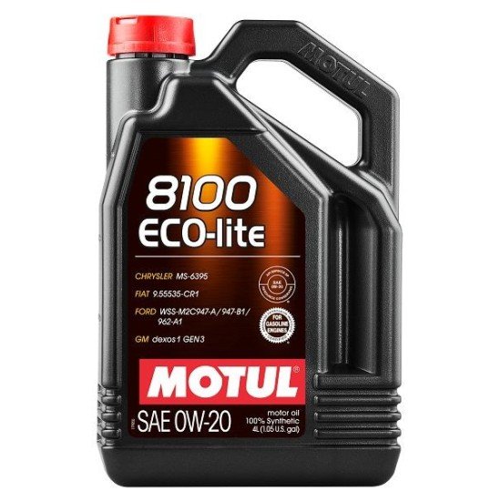 MOTUL 8100, ECO-LITE Λάδι κινητήρα
0W-20, 4l MOTUL 8100, ECO-LITE Λάδι κινητήρα
0W-20, 4l