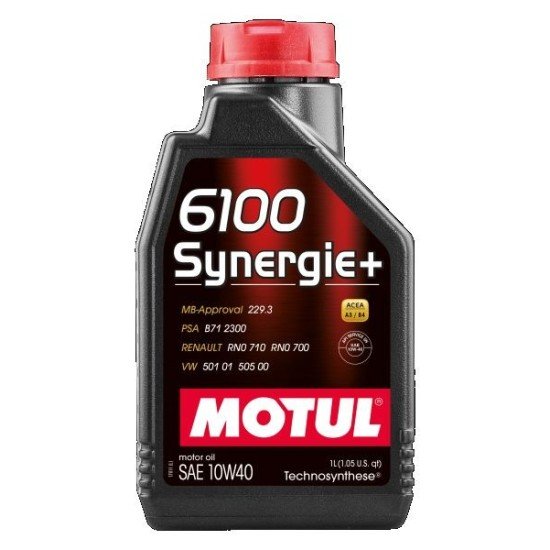 MOTUL 6100, SYNERGIE+ Λάδι κινητήρα
10W-40, 1l, εν μέρει συνθετικό λάδι MOTUL 6100, SYNERGIE+ Λάδι κινητήρα
10W-40, 1l, εν μέρει συνθετικό λάδι