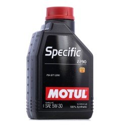 MOTUL SPECIFIC, 2290 Λάδι κινητήρα
5W-30, 1l MOTUL SPECIFIC, 2290 Λάδι κινητήρα
5W-30, 1l