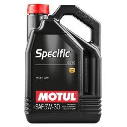 MOTUL SPECIFIC, 2290 Λάδι κινητήρα
5W-30, 5l MOTUL SPECIFIC, 2290 Λάδι κινητήρα
5W-30, 5l
