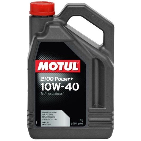 MOTUL 2100 POWER+ Λάδι κινητήρα
10W-40, 4l, εν μέρει συνθετικό λάδι MOTUL 2100 POWER+ Λάδι κινητήρα
10W-40, 4l, εν μέρει συνθετικό λάδι