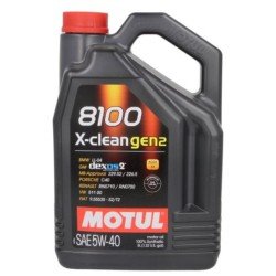 MOTUL 8100, X-clean gen2 Λάδι κινητήρα
5W-40, 5l MOTUL 8100, X-clean gen2 Λάδι κινητήρα
5W-40, 5l