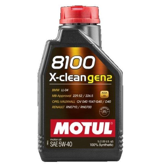 MOTUL 8100, X-CLEAN GEN2, 30003, X-clean gen2 Λάδι κινητήρα
5W-40, 1l MOTUL 8100, X-CLEAN GEN2, 30003, X-clean gen2 Λάδι κινητήρα
5W-40, 1l
